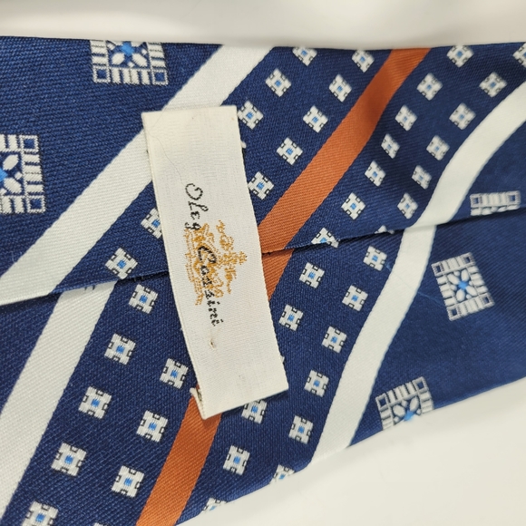 OLEG CASSINI | vintage pattern stripe tie - Picture 4 of 5